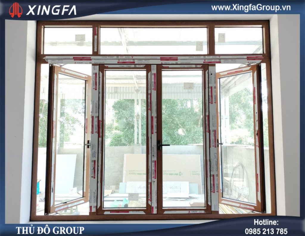 Cửa Nhôm XINGFA Mầu Vân Gỗ [Mầu Giả Gỗ] | www.XINGFA.vn