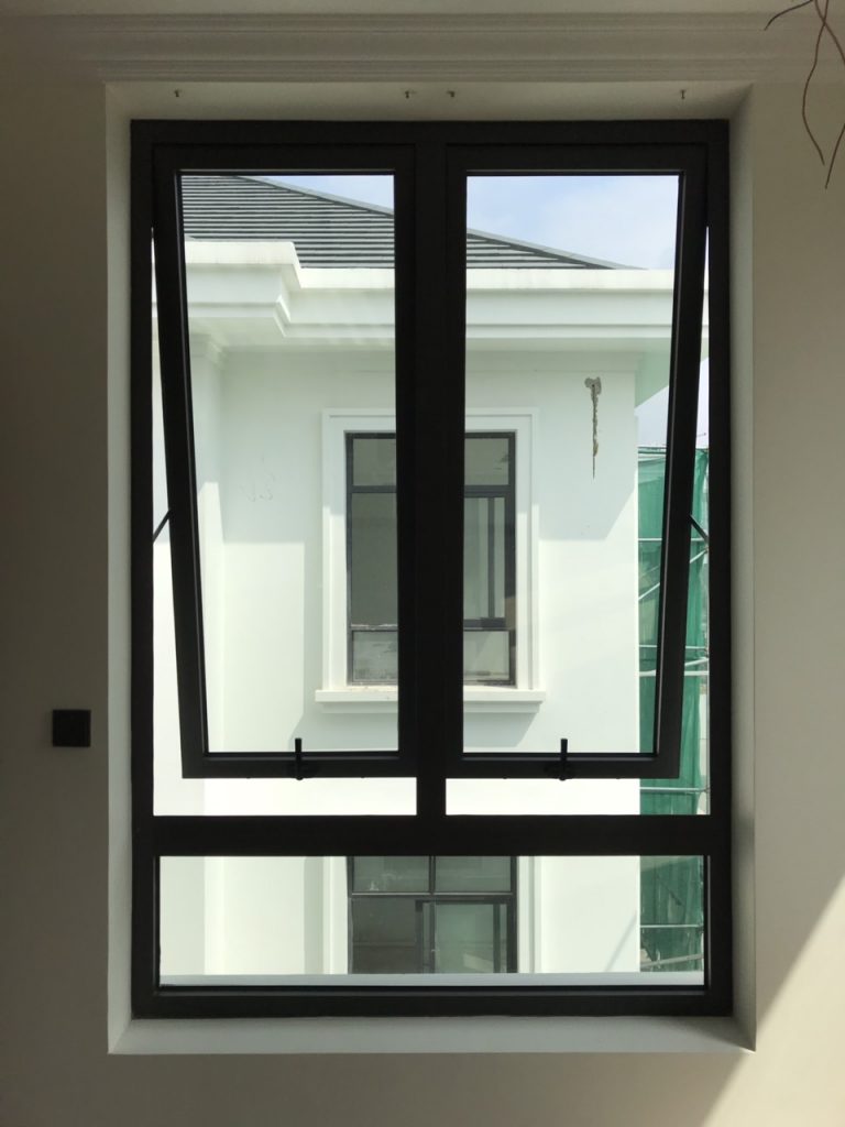 Mẫu cửa sổ 1 cánh nhôm xingfa sơn trắng - Công Ty Lano