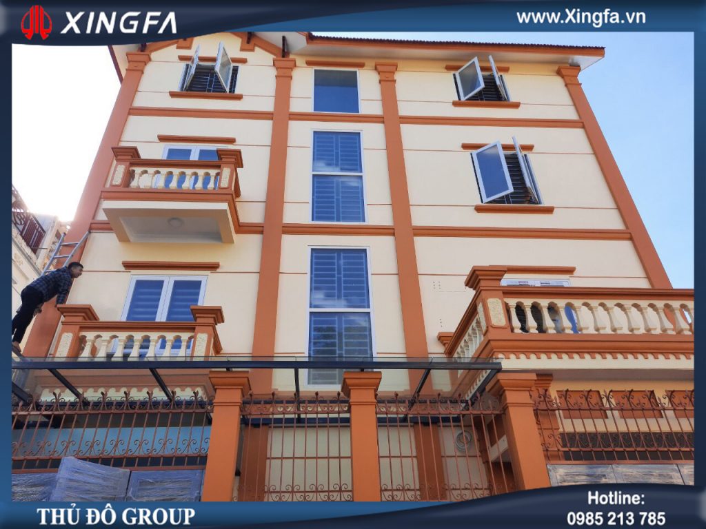 công trình cửa nhôm xingfa